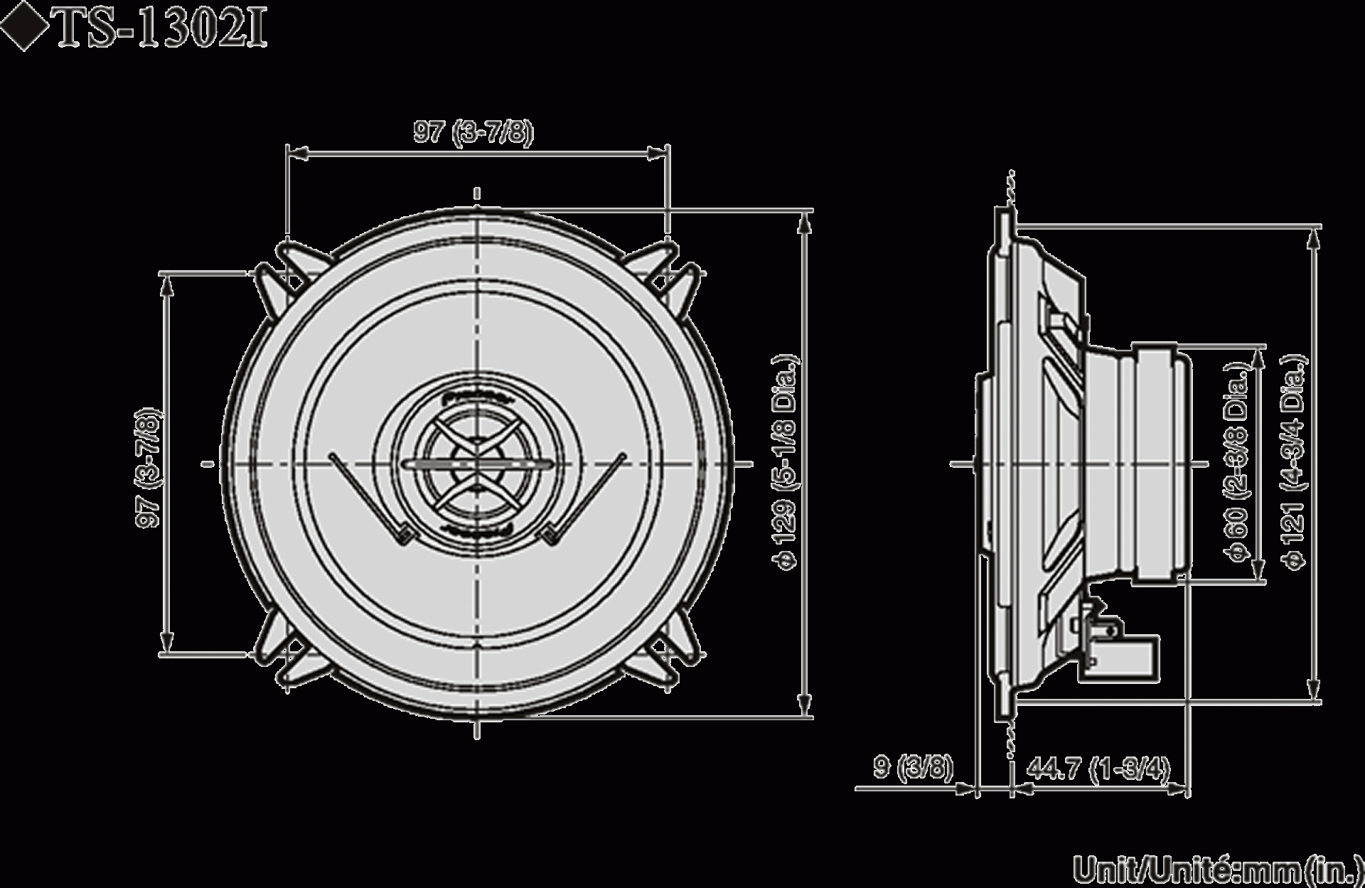 Pioneer TS-1302I