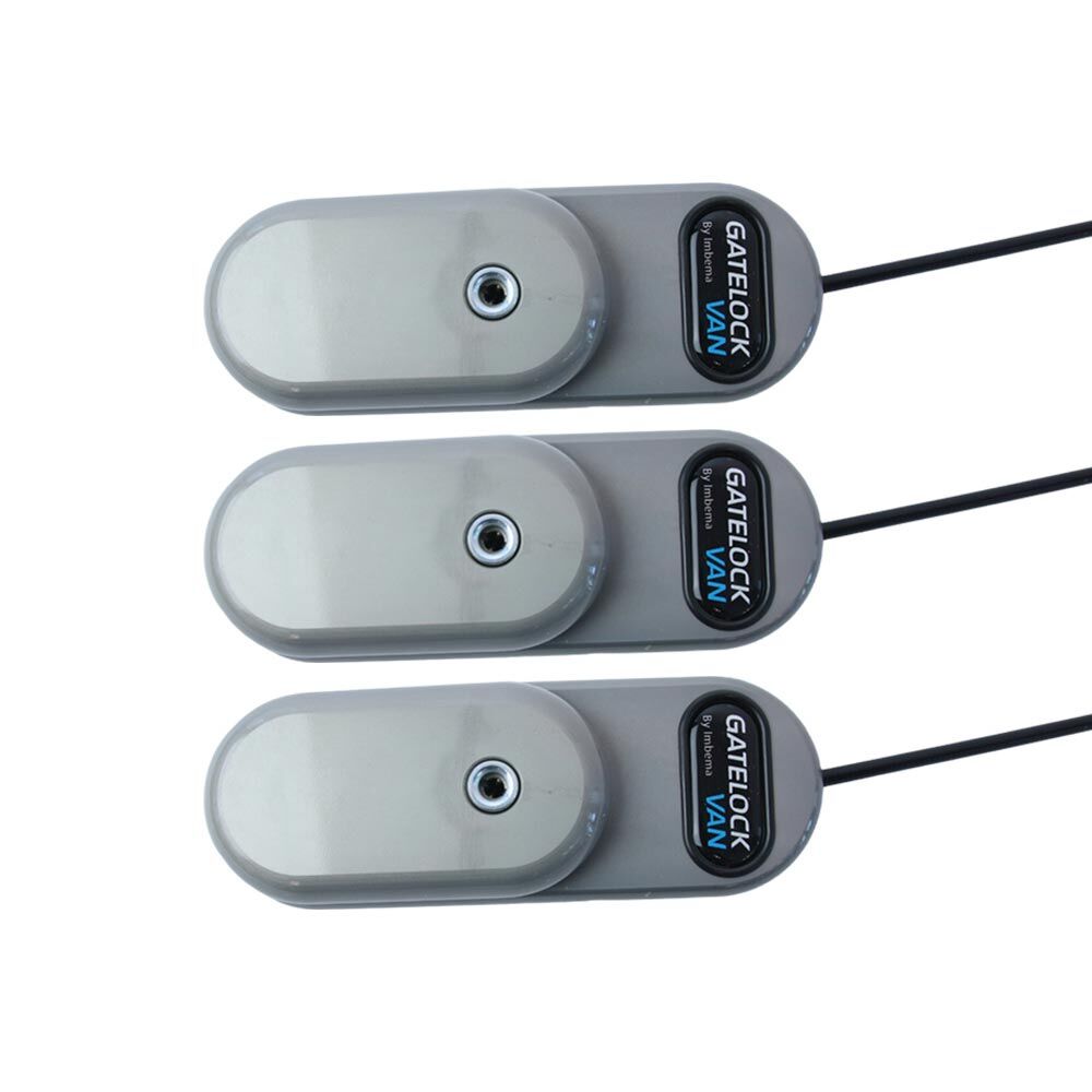 GATELOCK Van Medium beveiligingsslot - deadlock - set van 3 sloten