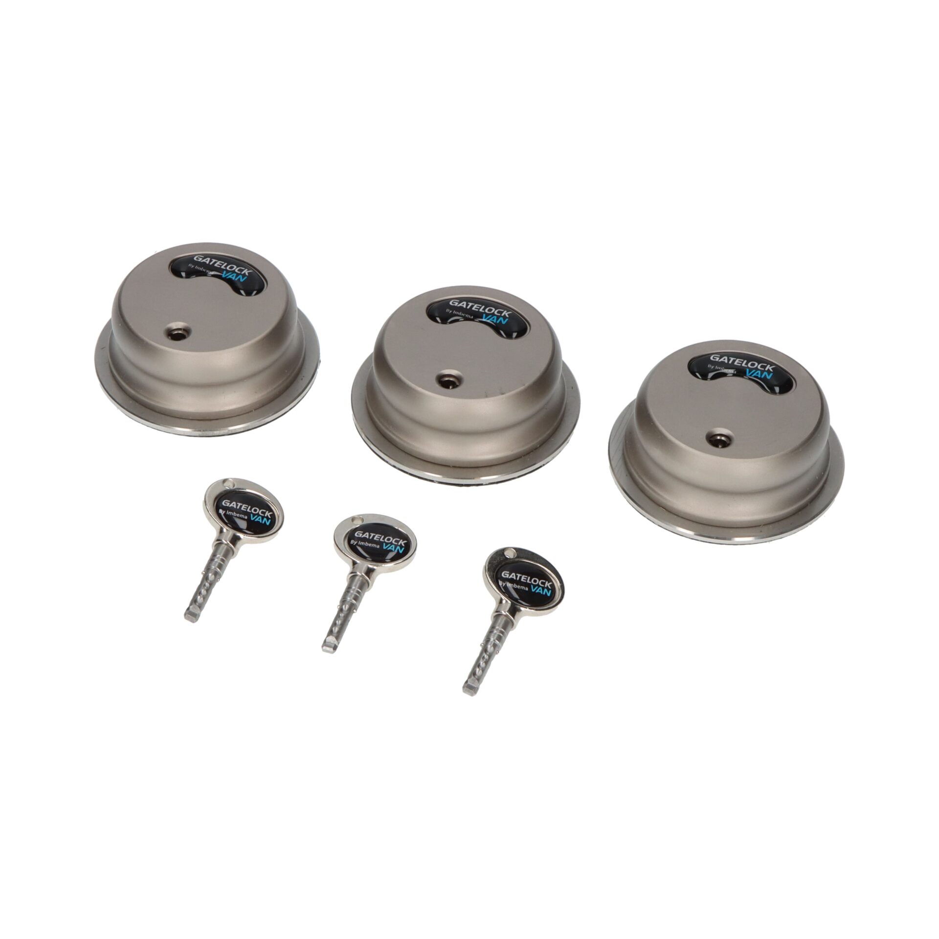 GATELOCK Van Small F-Serie - set van 3 sloten - universeel